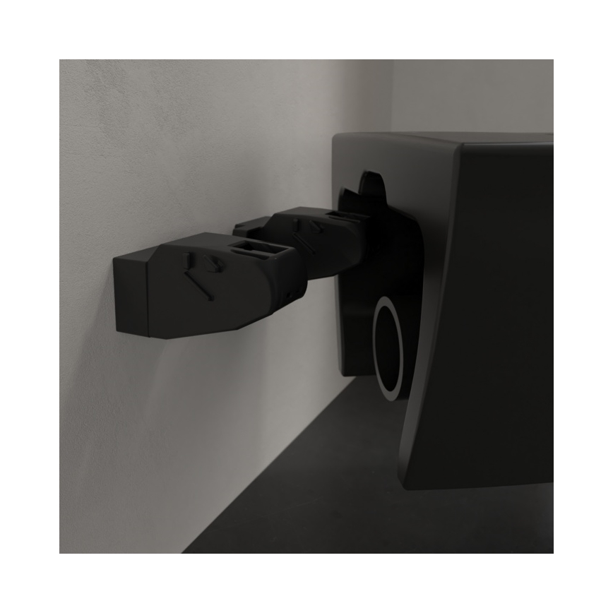 Villeroy & Boch 5614R0R7 - Sanita suspensa SUBWAY cerâmica/preta