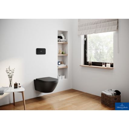 Villeroy & Boch 5614R0R7 - Sanita suspensa SUBWAY cerâmica/preta