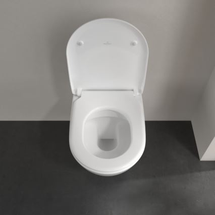 Villeroy & Boch 5614R201 - Sanita suspensa SUBWAY 2.0 com assento SoftClose, em cerâmica branca
