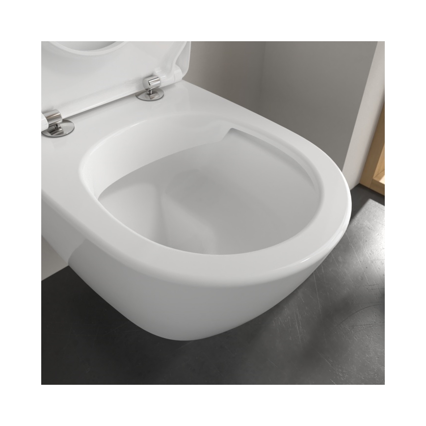 Villeroy & Boch 5614R2R1 - Sanita suspensa SUBWAY 2.0 com assento SoftClose, cerâmica/branca