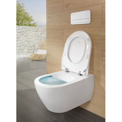Villeroy & Boch 5614R2R1 - Sanita suspensa SUBWAY 2.0 com assento SoftClose, cerâmica/branca