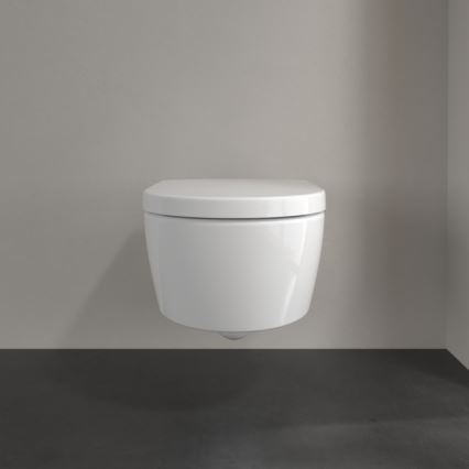 Villeroy & Boch 5656HR01 - Sanita suspensa com assento SoftClose AVENTO cerâmica/branca