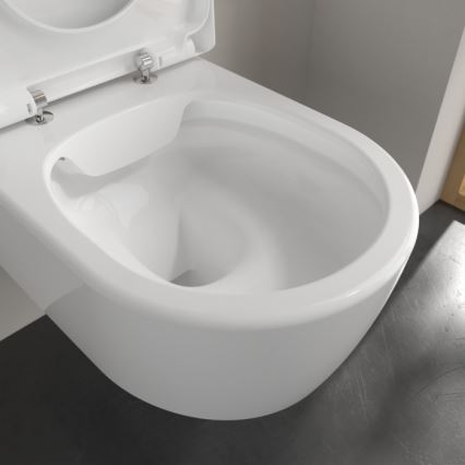 Villeroy & Boch 5656HR01 - Sanita suspensa com assento SoftClose AVENTO cerâmica/branca