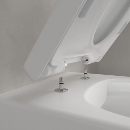 Villeroy & Boch 5656HRRW - Sanita suspensa com assento SoftClose AVENTO cerâmica/branco