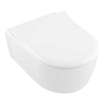 Villeroy & Boch 5656RSR1 - Sanita suspensa com assento SoftClose AVENTO, cerâmica/branco