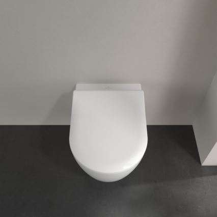 Villeroy & Boch 5656RSR1 - Sanita suspensa com assento SoftClose AVENTO, cerâmica/branco