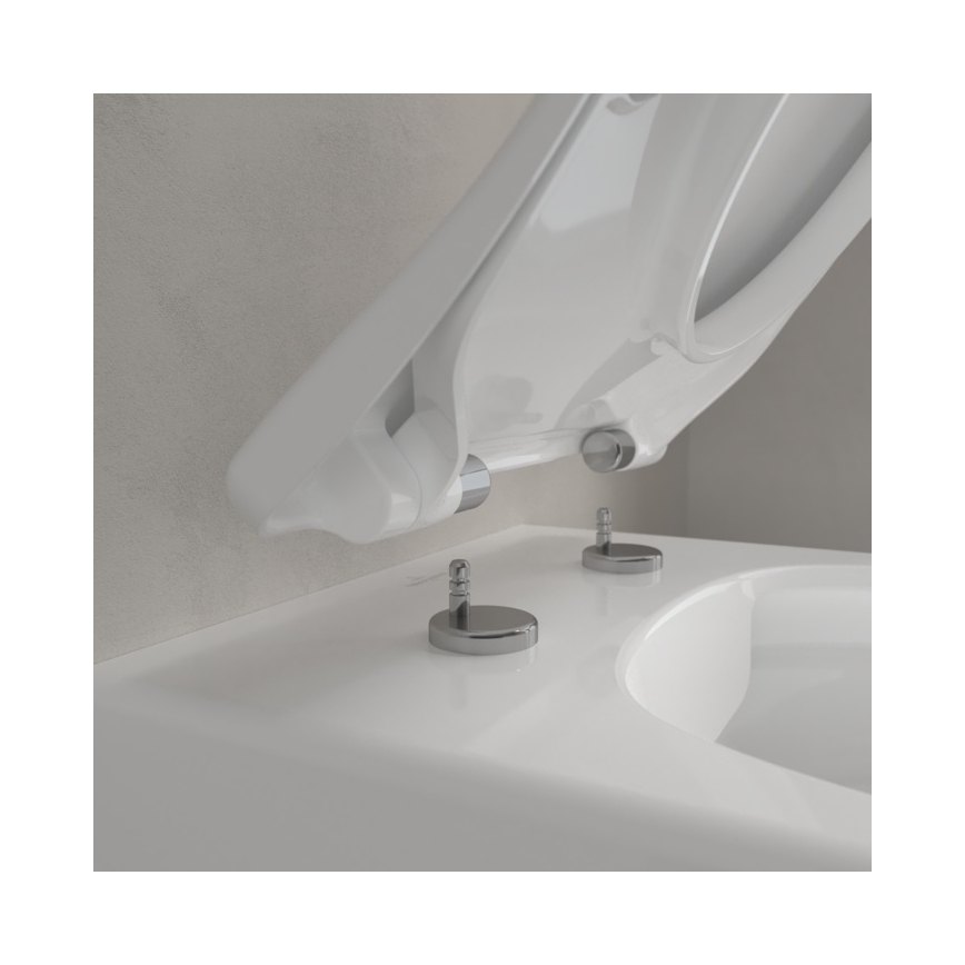 Villeroy & Boch 5656RSR1 - Sanita suspensa com assento SoftClose AVENTO, cerâmica/branco