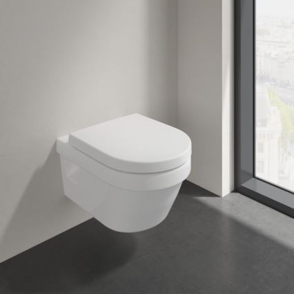 Villeroy & Boch 5684HR01 - Sanita suspensa com assento SoftClose ARCHITECTURA cerâmica/branca