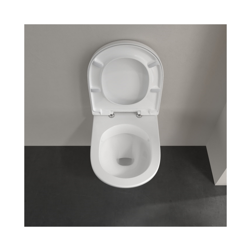 Villeroy & Boch 5688HR01 - Sanita suspensa com assento SoftClose O.NOVO, cerâmica/branco