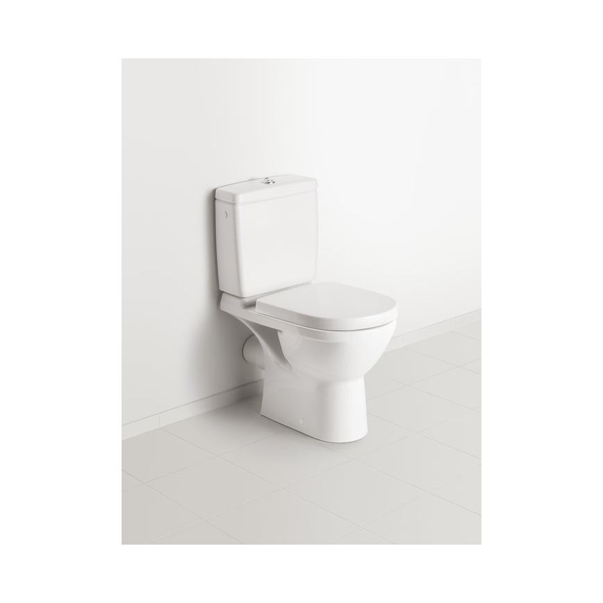 Villeroy & Boch 5788S101 - Cisterna combinada para WC O.NOVO, entrada traseira/lateral, branca