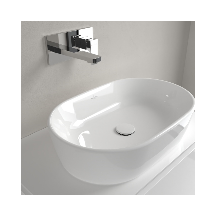 Villeroy & Boch 5A266001 - Lavatório de sobrepor para bancada ARCHITECTURA 60 x 40 cm cerâmica/branca