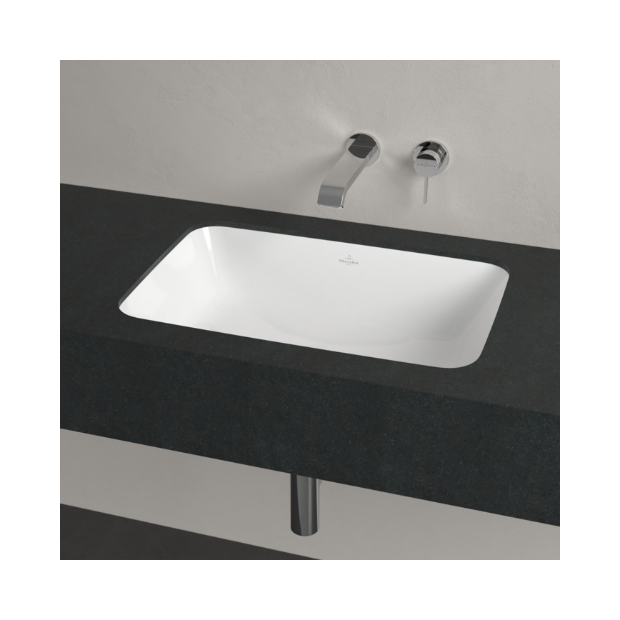 Villeroy & Boch 5A776001 - Lavatório de encastrar ARCHITECTURA 57x37 cerâmica/branco