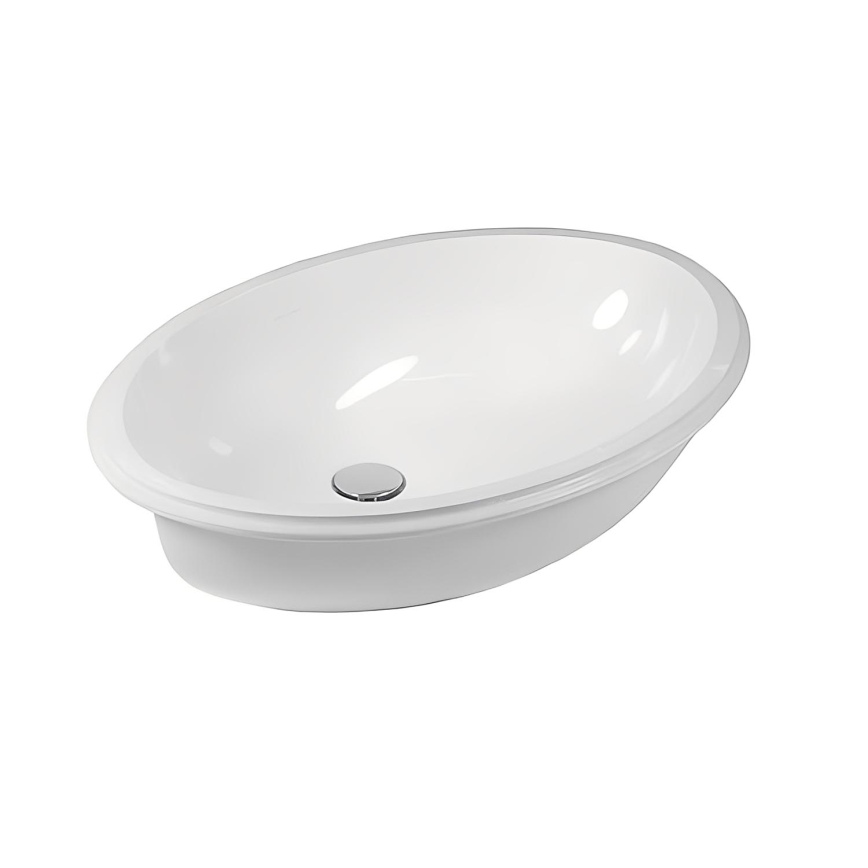 Villeroy & Boch 61440001 - Lavatório embutido EVANA 67,5x47,5 cm cerâmica/branco