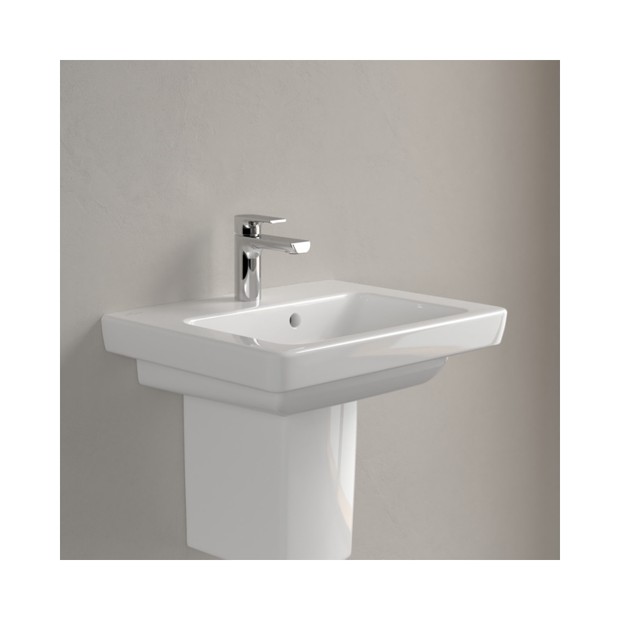 Villeroy & Boch 73155001 - Lavatório suspenso SUBWAY 2.0 50x40 cm cerâmica/branco