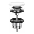 Villeroy & Boch 8L0334RW - Válvula de escoamento para lavatório em cerâmica / cromo brilhante