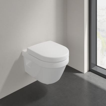 Villeroy & Boch 8M42S101 - Assento sanitário SoftClose SUBWAY 3.0 branco