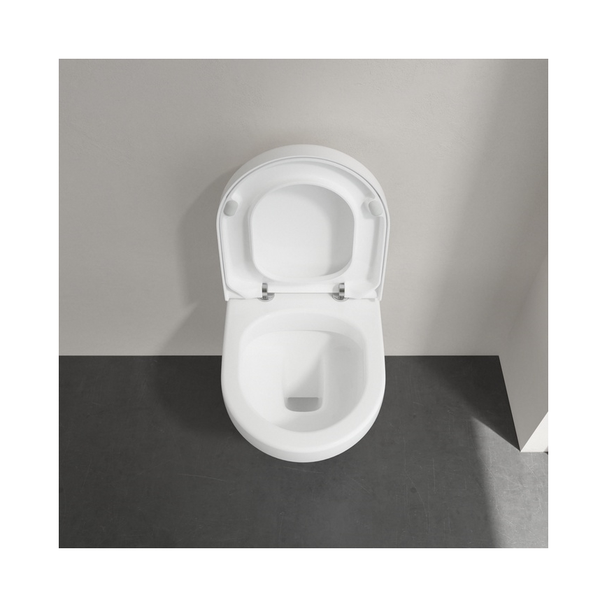 Villeroy & Boch 8M42S101 - Assento sanitário SoftClose SUBWAY 3.0 branco