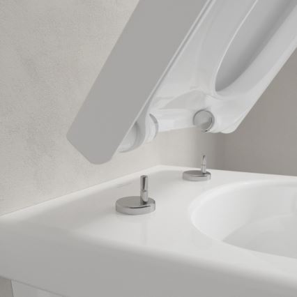 Villeroy & Boch 8M42S101 - Assento sanitário SoftClose SUBWAY 3.0 branco