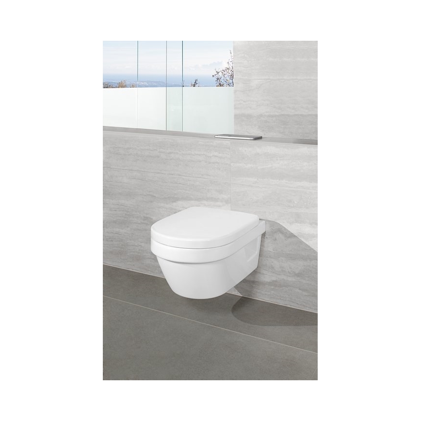 Villeroy & Boch 8M42S101 - Assento sanitário SoftClose SUBWAY 3.0 branco