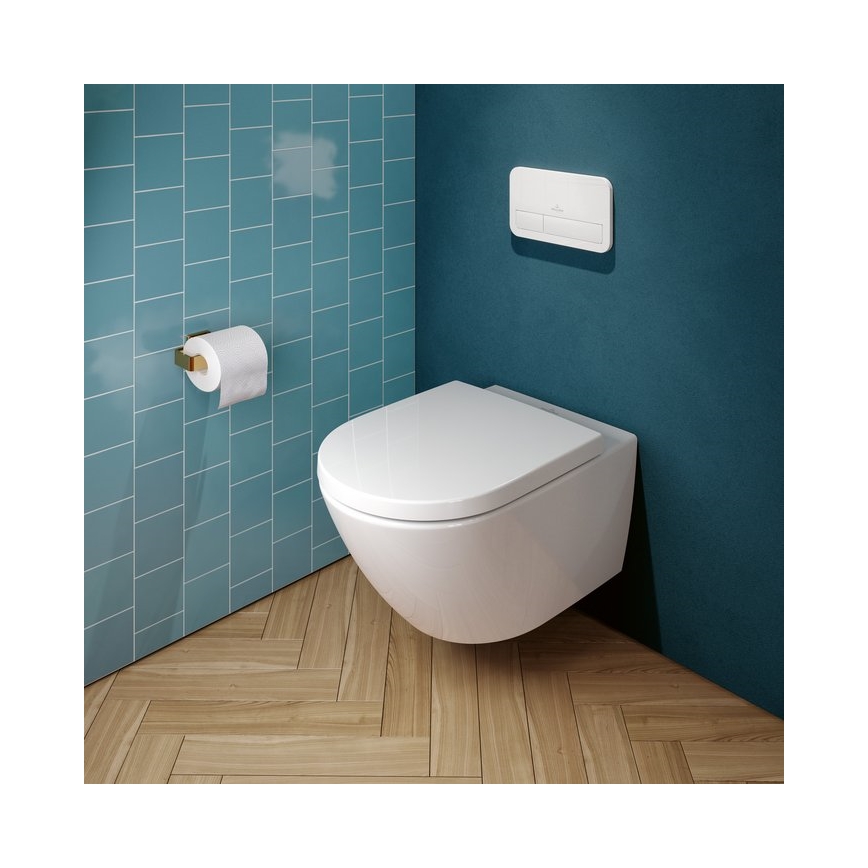 Villeroy & Boch 8M42S1T1 - Assento de sanita SoftClose SUBWAY 3.0 branco