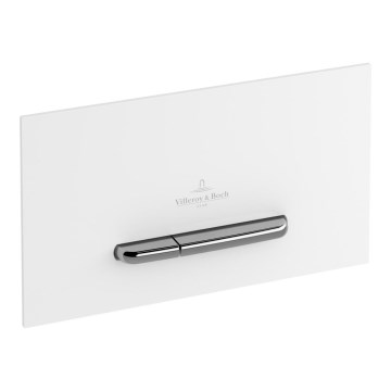 Villeroy & Boch 92216168 - Botão de descarga VICONNECT branco/cromado brilhante
