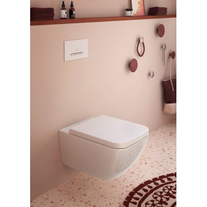 Villeroy & Boch 92216168 - Botão de descarga VICONNECT branco/cromado brilhante
