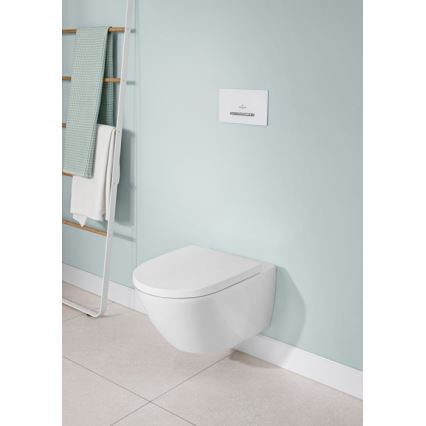 Villeroy & Boch 92216168 - Botão de descarga VICONNECT branco/cromado brilhante