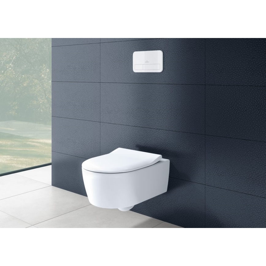 Villeroy & Boch 92249068 - Botão de descarga VICONNECT branco