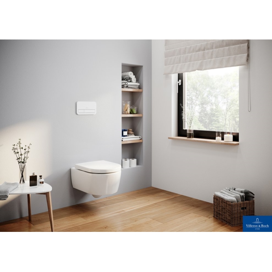 Villeroy & Boch 92249068 - Botão de descarga VICONNECT branco