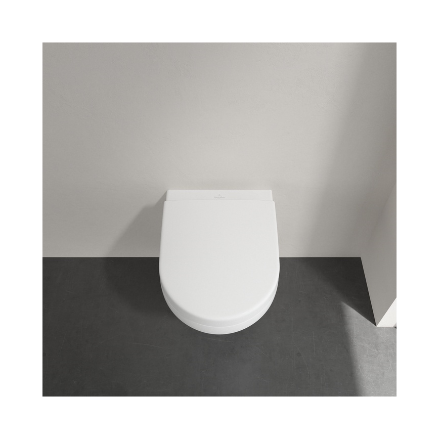 Villeroy & Boch 9M66S201 - Assento de sanita SoftClose ARCHITECTURA branco