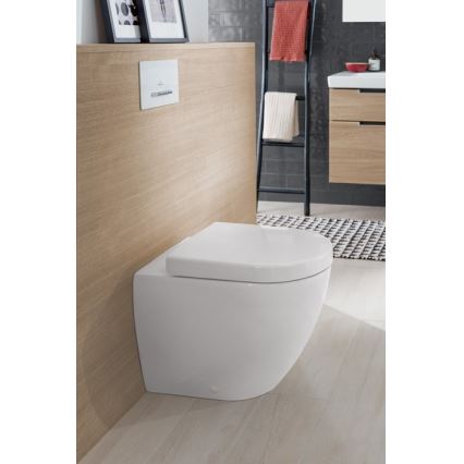 Villeroy & Boch 9M68Q101 - Assento de sanita SUBWAY 2.0 branco