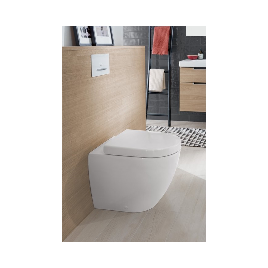 Villeroy & Boch 9M68Q101 - Assento de sanita SUBWAY 2.0 branco