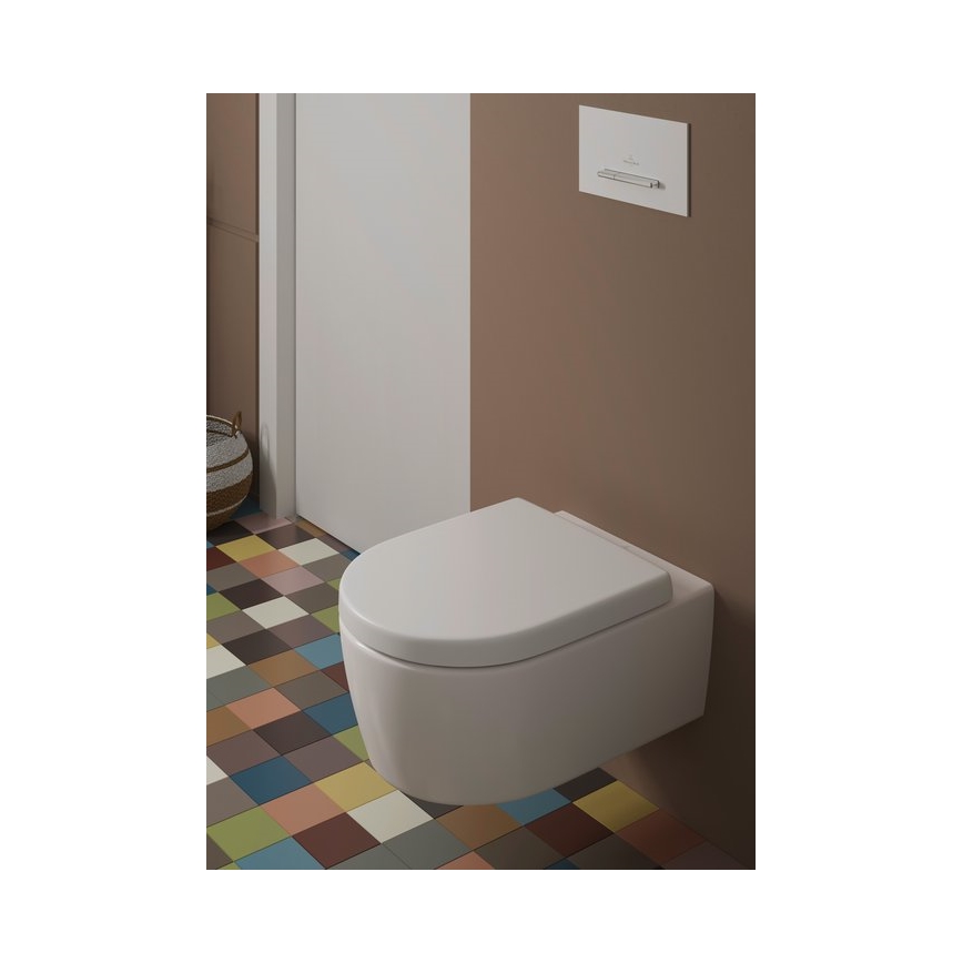 Villeroy & Boch 9M77C101 - Assento sanitário SoftClose AVENTO branco