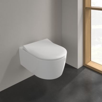 Villeroy & Boch 9M87S101 - Tampa de sanita SoftClose AVENTO branca