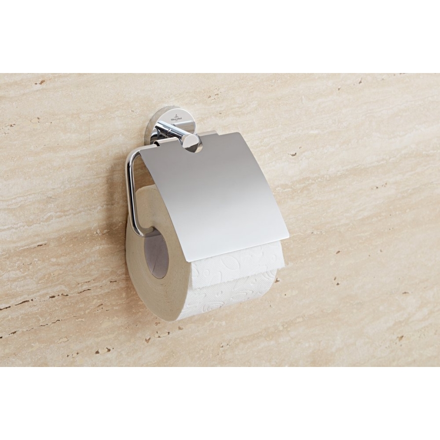 Villeroy & Boch TVA15101300061 - Suporte para papel higiénico ELEMENTS em cromo brilhante