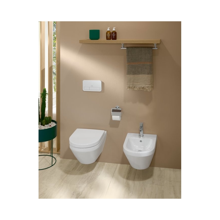 Villeroy & Boch TVA15101300061 - Suporte para papel higiénico ELEMENTS em cromo brilhante