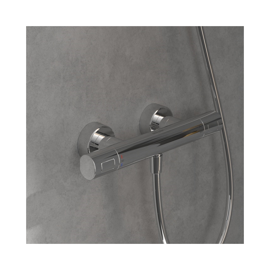 Villeroy & Boch TVS00001700061 - Misturador termostático de duche TAPS&FITINGS cromo brilhante