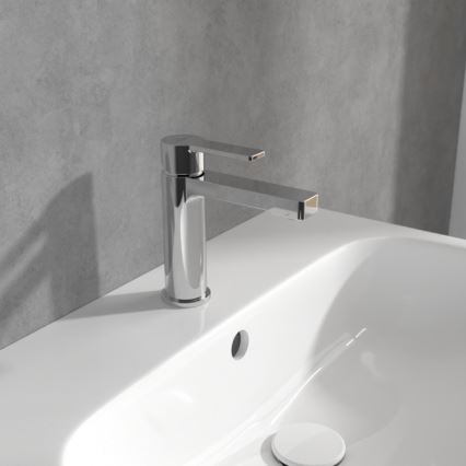 Villeroy & Boch TVW10300400161 - Misturador para lavatório ARCHITECTURA 16,4 cm cromado brilhante