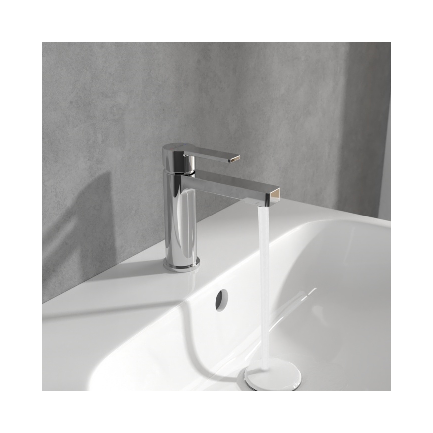 Villeroy & Boch TVW10300400161 - Misturador para lavatório ARCHITECTURA 16,4 cm cromado brilhante