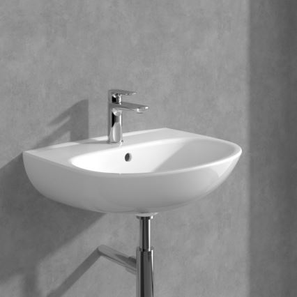 Villeroy & Boch TVW10400300161 - Misturadora para lavatório O.NOVO 15,5 cm cromado brilhante
