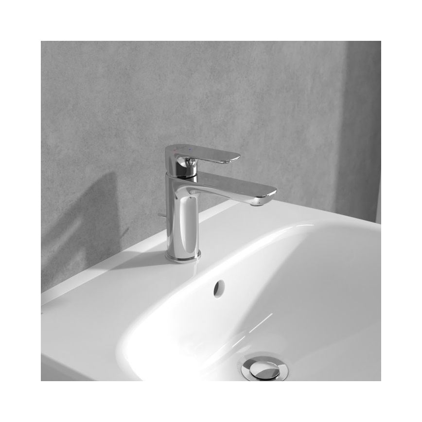 Villeroy & Boch TVW10400400161 - Misturador para lavatório O.NOVO 15,5 cm cromo brilhante