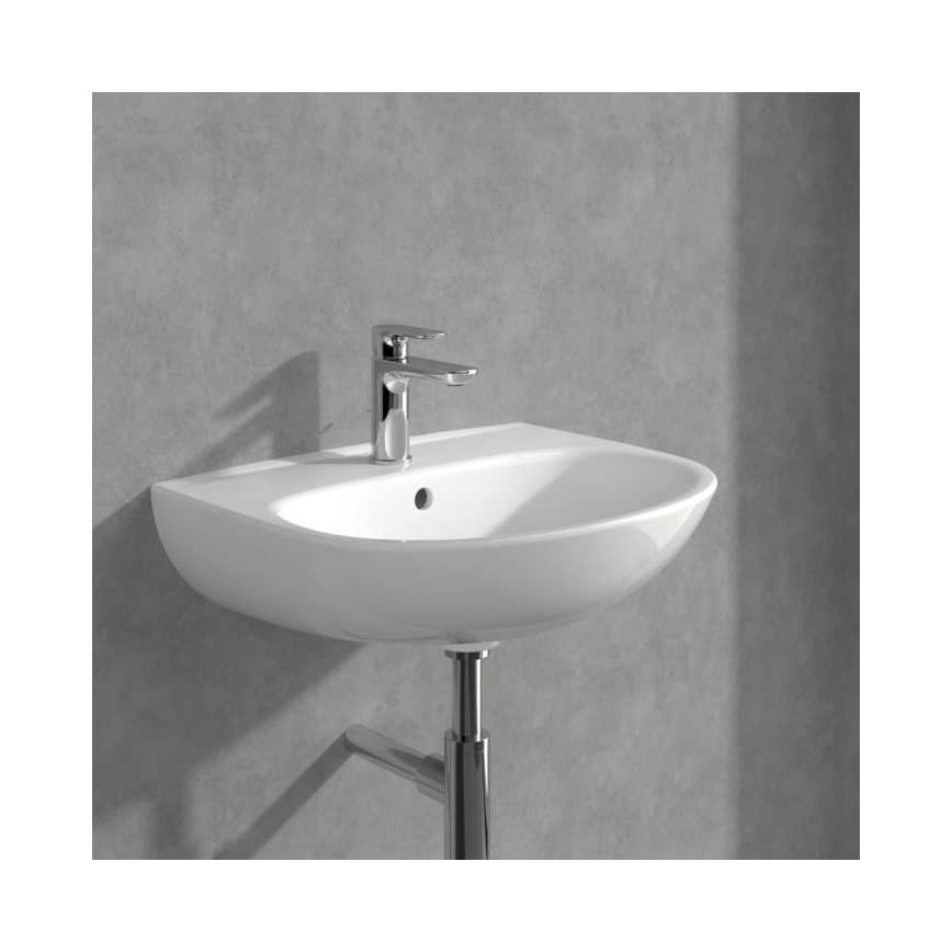 Villeroy & Boch TVW10400400161 - Misturador para lavatório O.NOVO 15,5 cm cromo brilhante