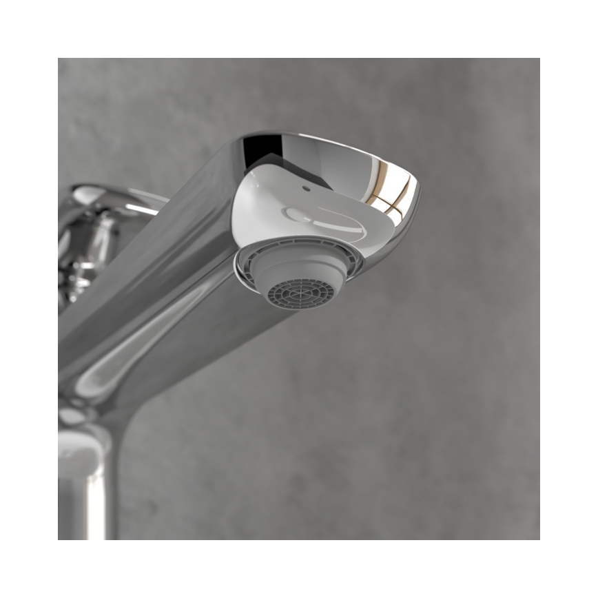 Villeroy & Boch TVW10410511061 - Misturador para lavatório + válvula de escoamento O.NOVO 29,5 cm cromado brilhante