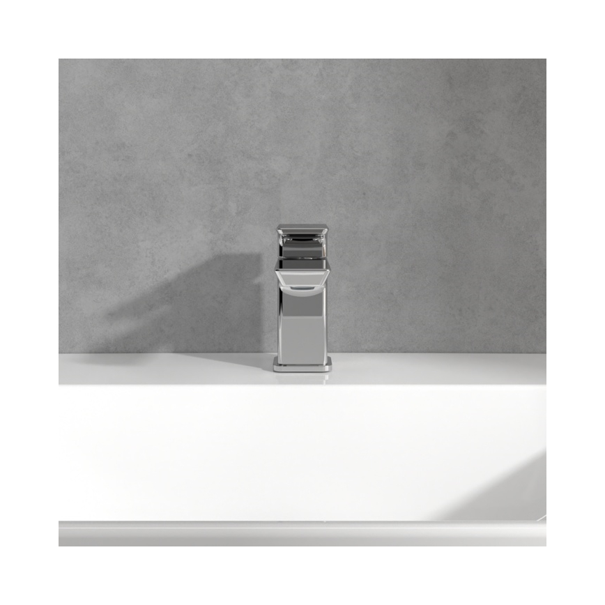 Villeroy & Boch TVW11200100161 - Torneira de lavatório SUBWAY 3.0 12,5 cm cromo brilhante