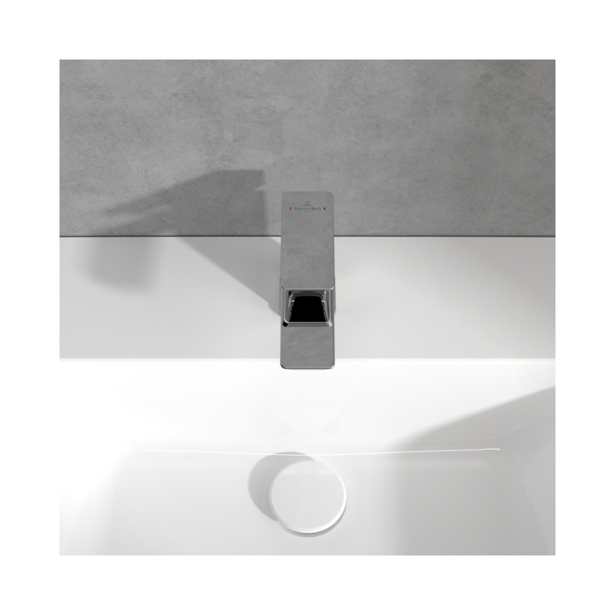 Villeroy & Boch TVW11200100161 - Torneira de lavatório SUBWAY 3.0 12,5 cm cromo brilhante