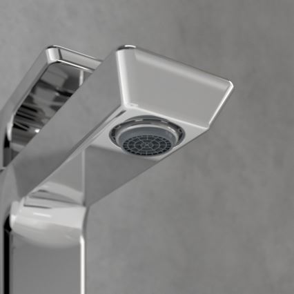 Villeroy & Boch TVW11200100161 - Torneira de lavatório SUBWAY 3.0 12,5 cm cromo brilhante