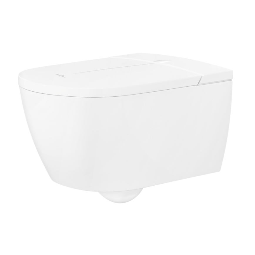 Villeroy & Boch V0E100R1 - Bidé suspenso com assento SoftClose VICLEAN cerâmica/branco +controlo remoto