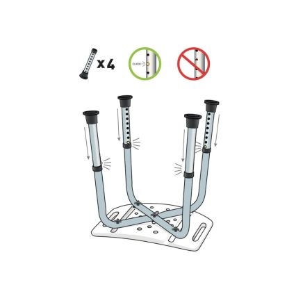 Vitility - Banco de duche 53x49,5 cm branco