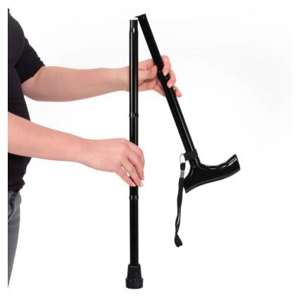 Vitility - Bengala dobrável preta