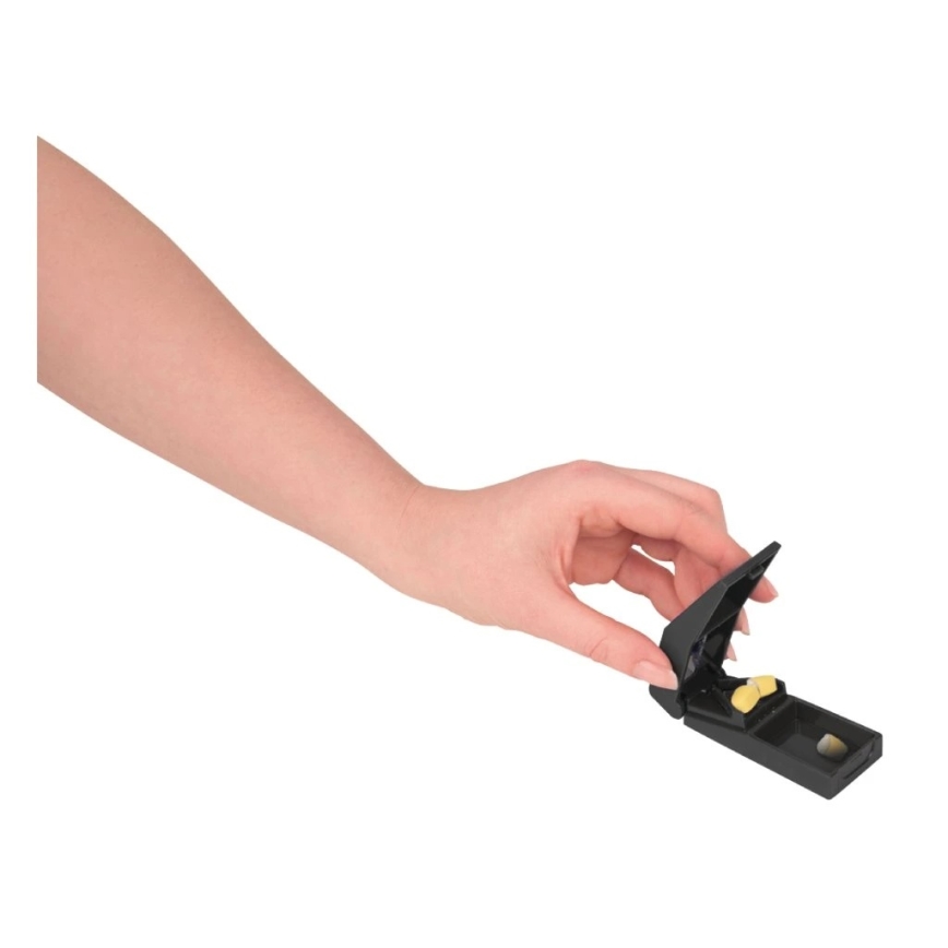 Vitility - Cortador de comprimidos preto